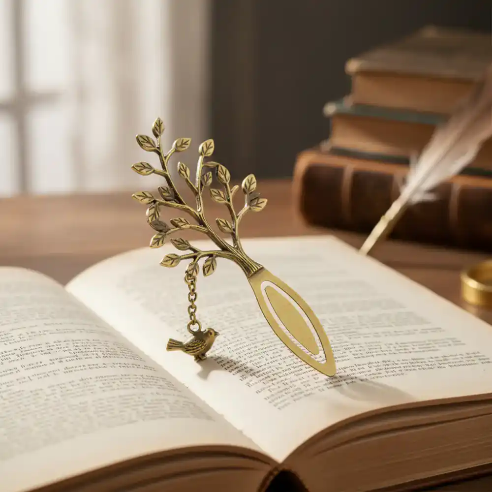 Brass bookmark