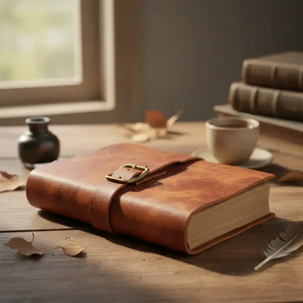 Leather bound journal