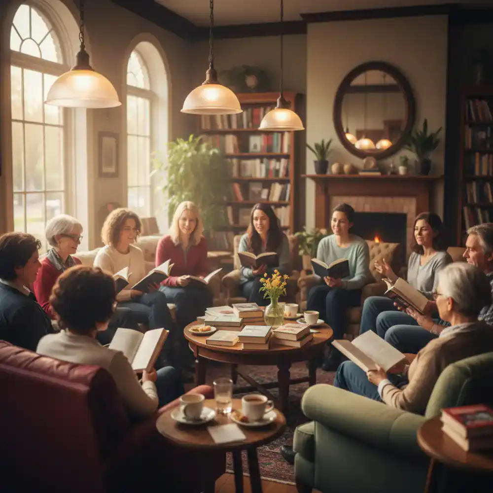 An intimate, engaging book discussion event with local readers